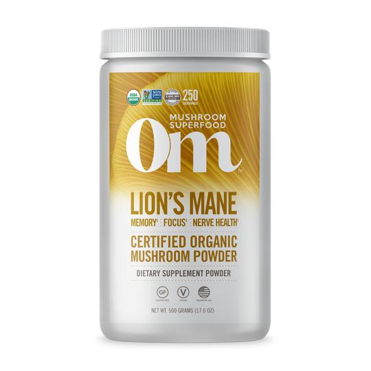 Lions Mane (memory, focus, nerve health)  500 grams 250 servungs
