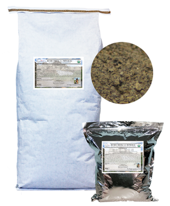 Rushcreek Mineral ORGANIC 50 lbs 2- 25lb bags