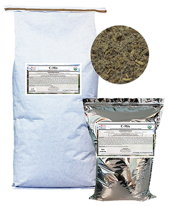 C Mix Equine ORGANIC 25 lb bag A263 Calcium